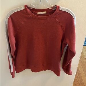 Marine Layer Varsity Raglan in Rosewood